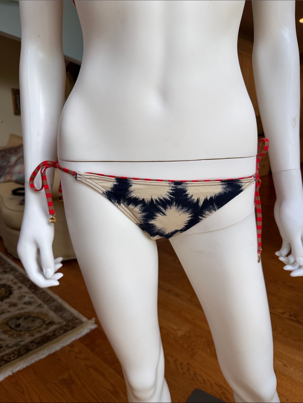Marc by Marc Jacobs Navy and White Tie-Dye Halter Bikini - Picture 5 of 12
